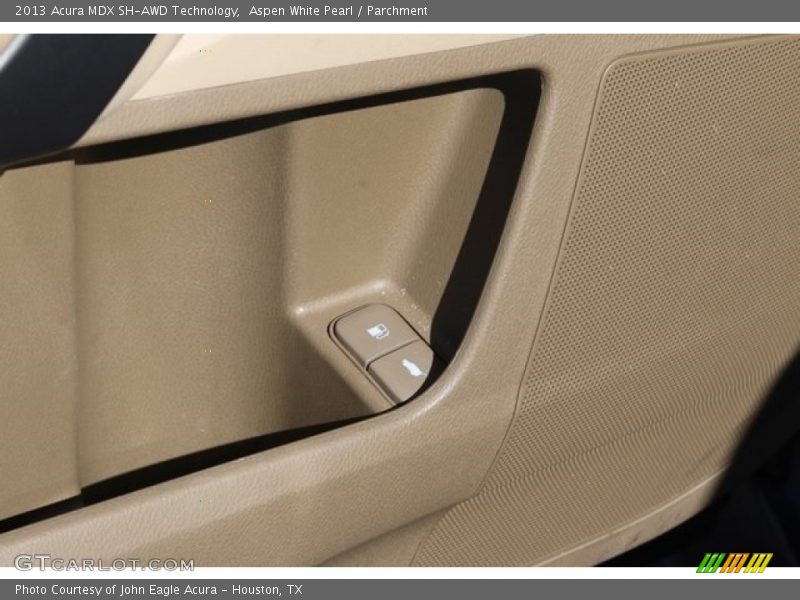 Aspen White Pearl / Parchment 2013 Acura MDX SH-AWD Technology