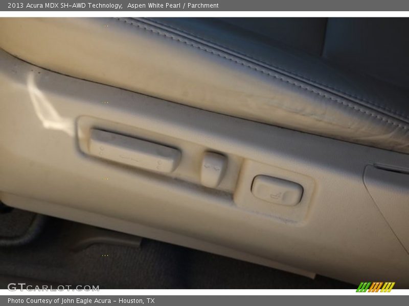 Aspen White Pearl / Parchment 2013 Acura MDX SH-AWD Technology