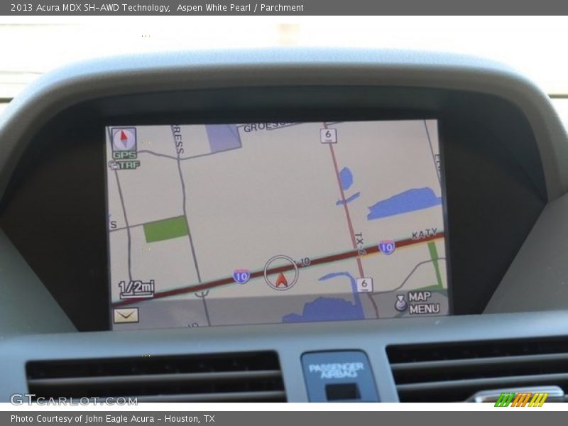 Aspen White Pearl / Parchment 2013 Acura MDX SH-AWD Technology