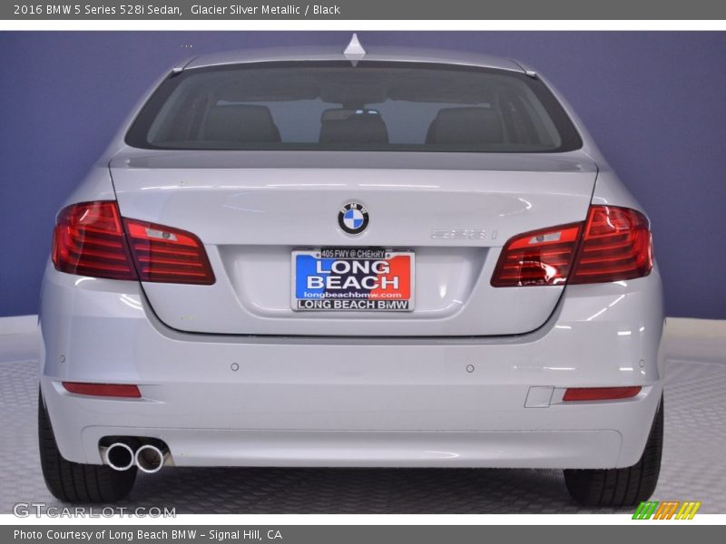 Glacier Silver Metallic / Black 2016 BMW 5 Series 528i Sedan