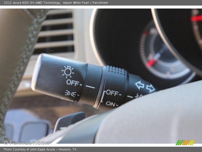 Aspen White Pearl / Parchment 2013 Acura MDX SH-AWD Technology