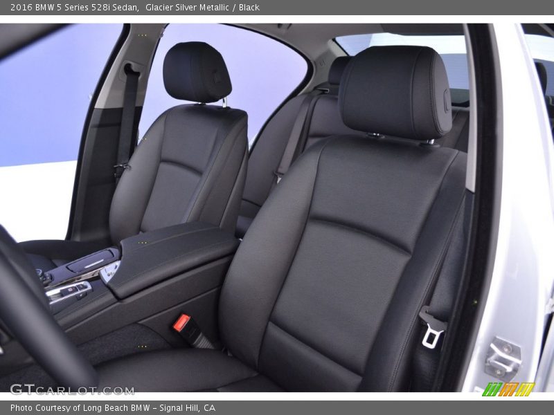 Glacier Silver Metallic / Black 2016 BMW 5 Series 528i Sedan
