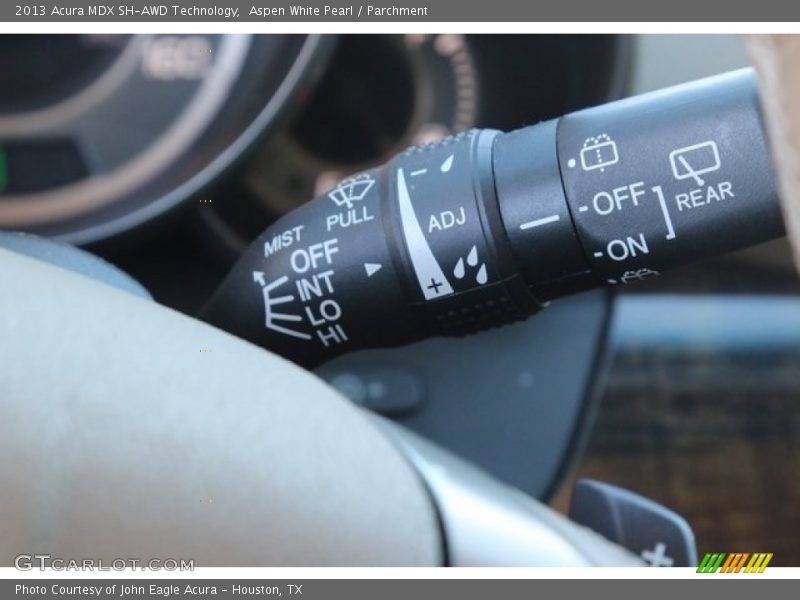 Aspen White Pearl / Parchment 2013 Acura MDX SH-AWD Technology