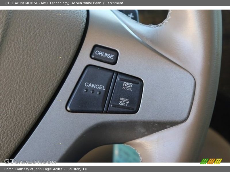 Aspen White Pearl / Parchment 2013 Acura MDX SH-AWD Technology