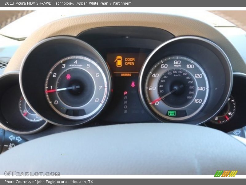 Aspen White Pearl / Parchment 2013 Acura MDX SH-AWD Technology