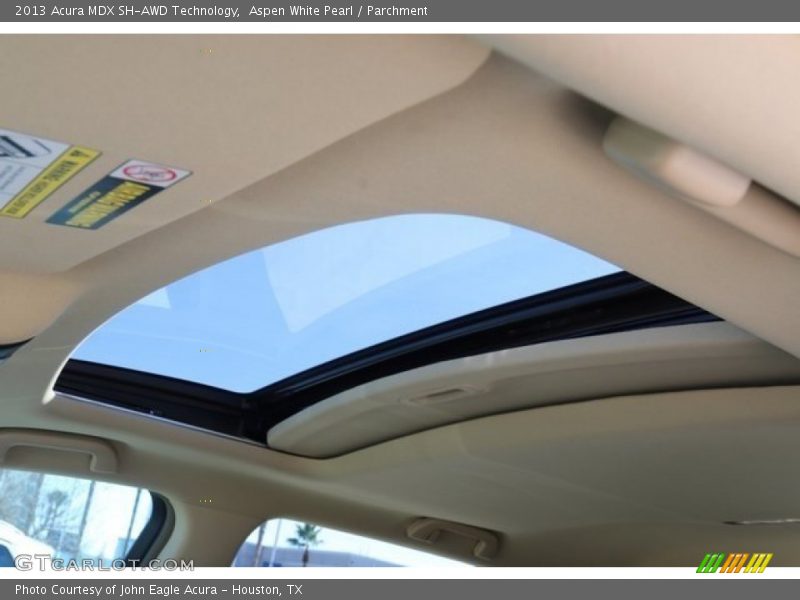 Aspen White Pearl / Parchment 2013 Acura MDX SH-AWD Technology