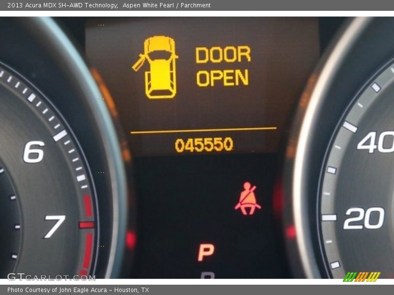 Aspen White Pearl / Parchment 2013 Acura MDX SH-AWD Technology