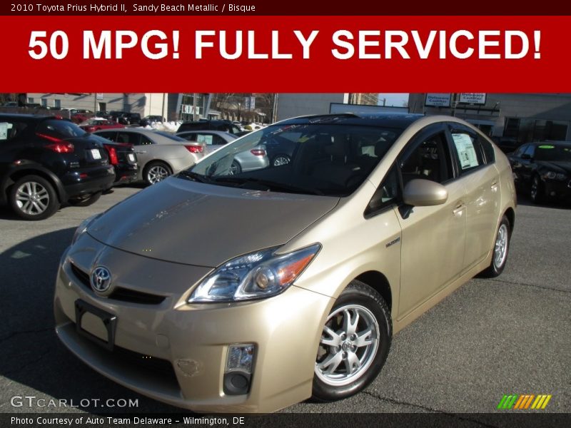 Sandy Beach Metallic / Bisque 2010 Toyota Prius Hybrid II