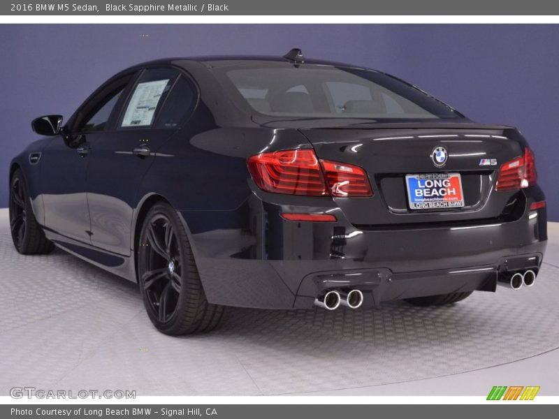 Black Sapphire Metallic / Black 2016 BMW M5 Sedan