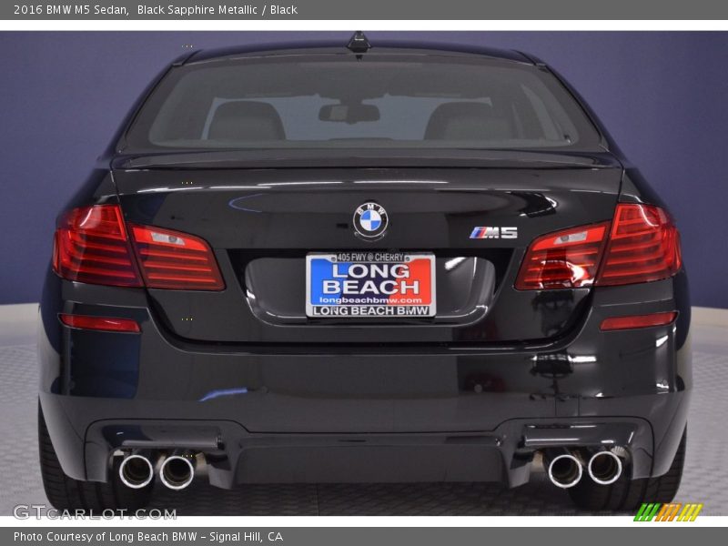 Black Sapphire Metallic / Black 2016 BMW M5 Sedan