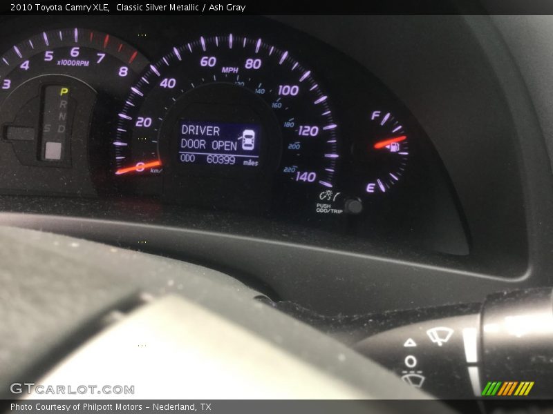 Classic Silver Metallic / Ash Gray 2010 Toyota Camry XLE