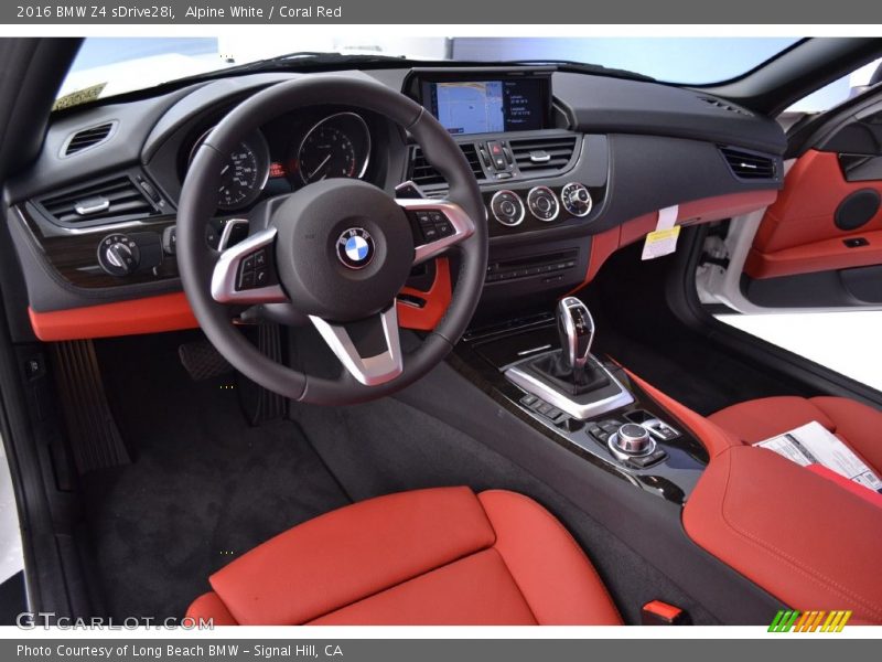 Coral Red Interior - 2016 Z4 sDrive28i 