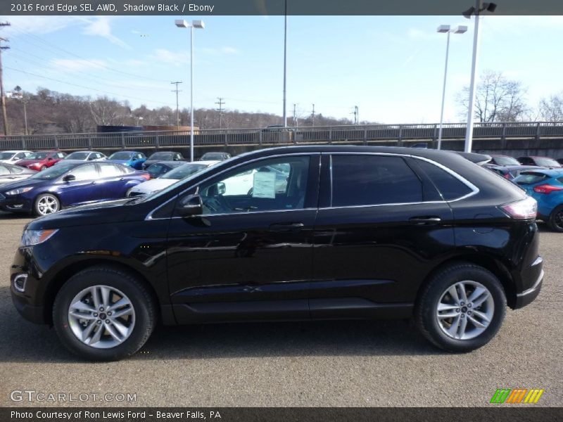 Shadow Black / Ebony 2016 Ford Edge SEL AWD