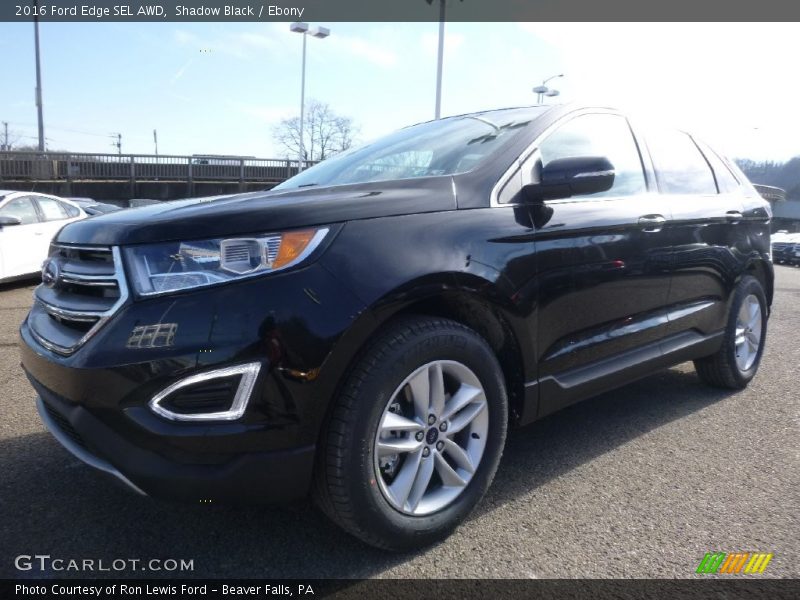 Shadow Black / Ebony 2016 Ford Edge SEL AWD