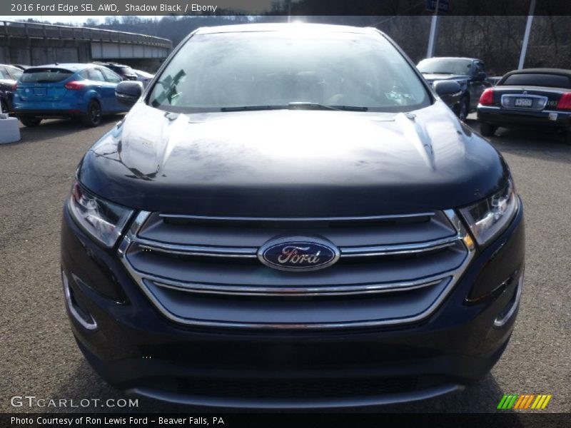 Shadow Black / Ebony 2016 Ford Edge SEL AWD