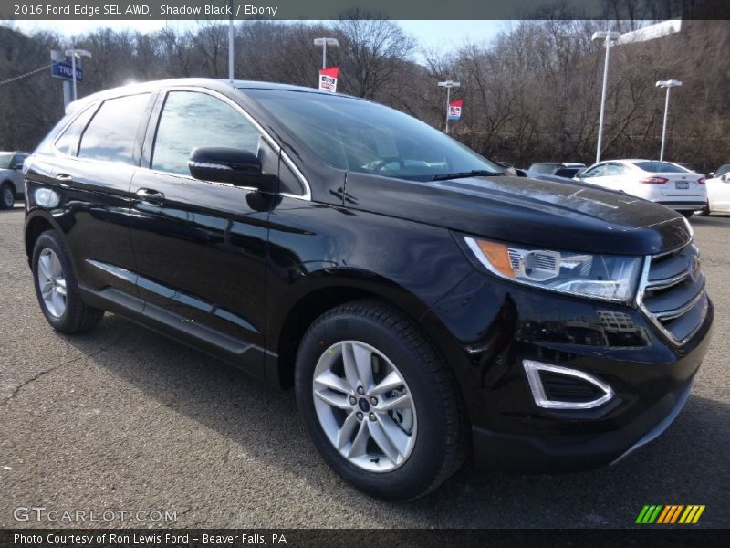 Shadow Black / Ebony 2016 Ford Edge SEL AWD