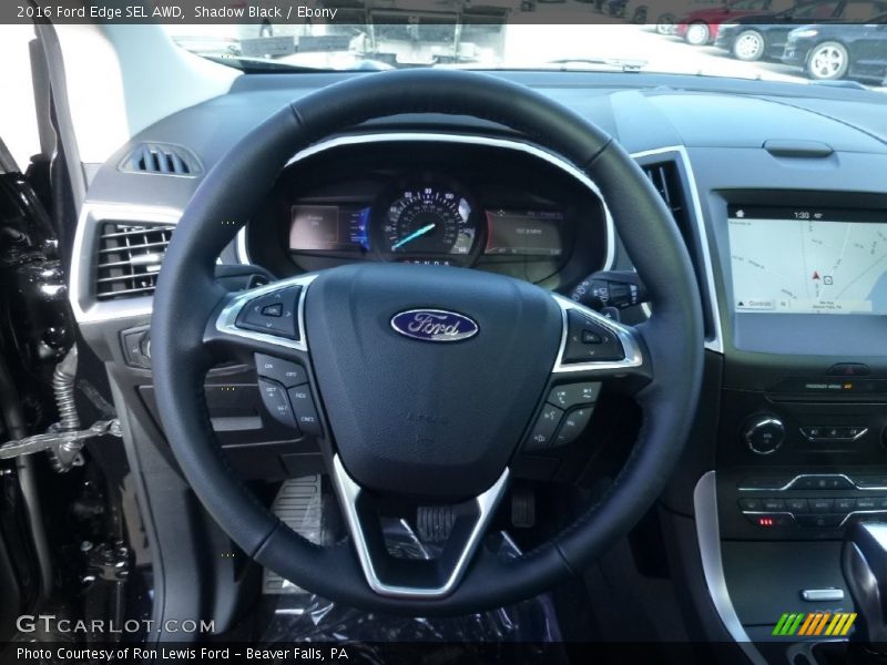 Shadow Black / Ebony 2016 Ford Edge SEL AWD