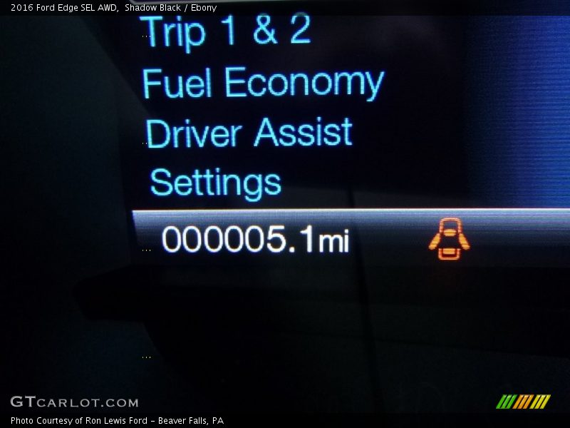 Shadow Black / Ebony 2016 Ford Edge SEL AWD