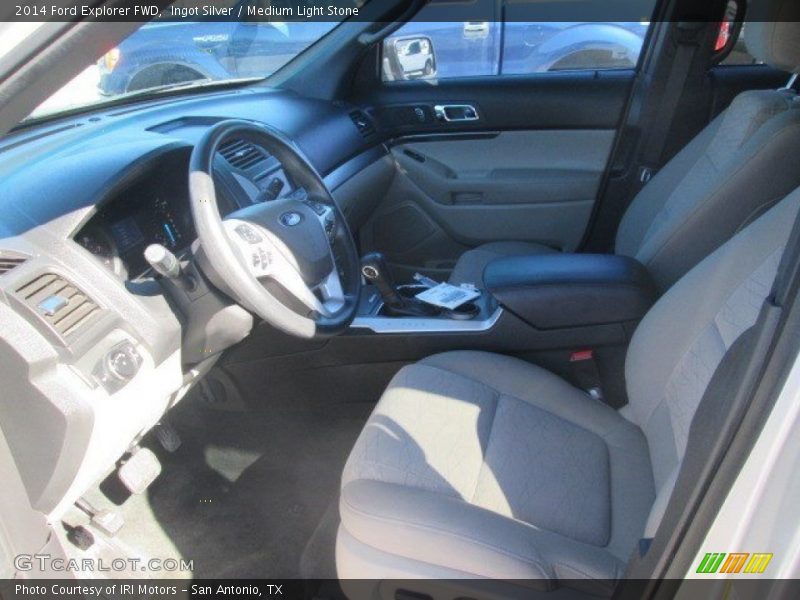 Ingot Silver / Medium Light Stone 2014 Ford Explorer FWD