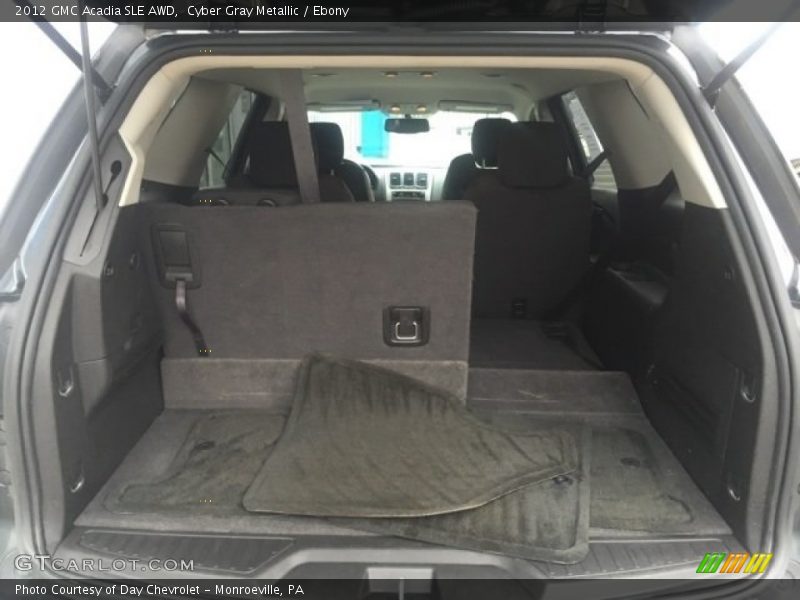 Cyber Gray Metallic / Ebony 2012 GMC Acadia SLE AWD