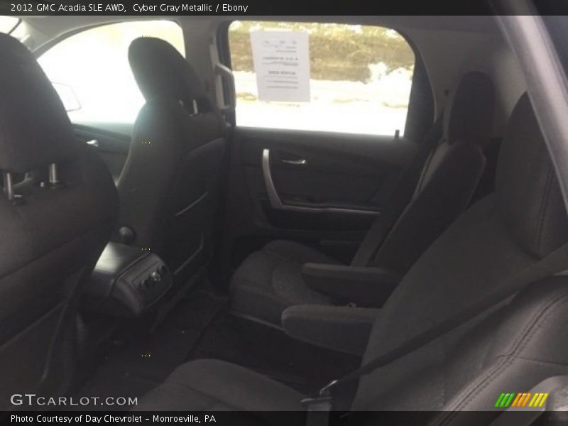 Cyber Gray Metallic / Ebony 2012 GMC Acadia SLE AWD