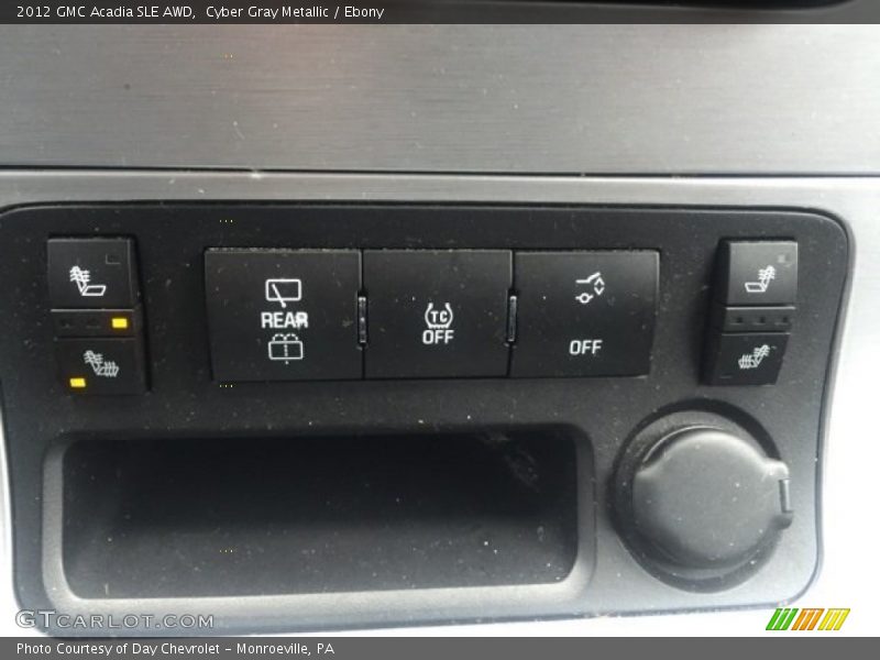 Cyber Gray Metallic / Ebony 2012 GMC Acadia SLE AWD