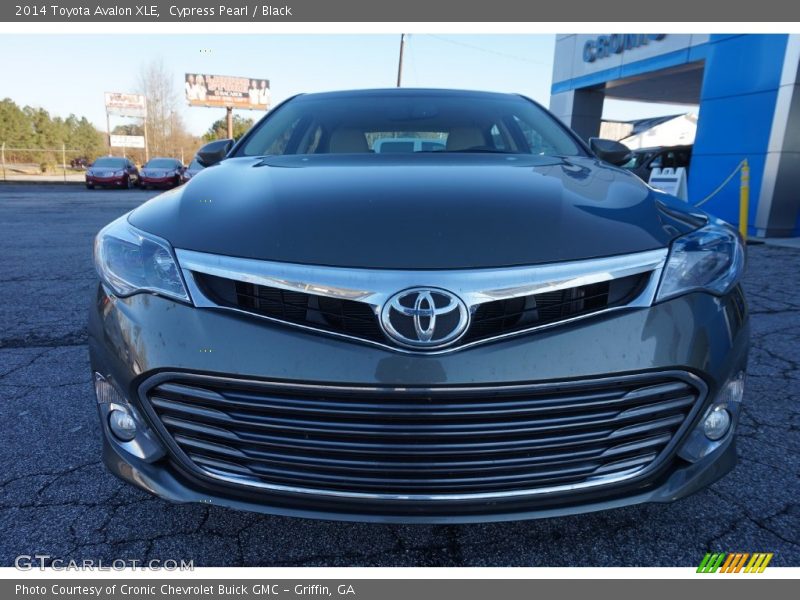 Cypress Pearl / Black 2014 Toyota Avalon XLE