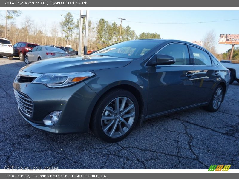 Cypress Pearl / Black 2014 Toyota Avalon XLE