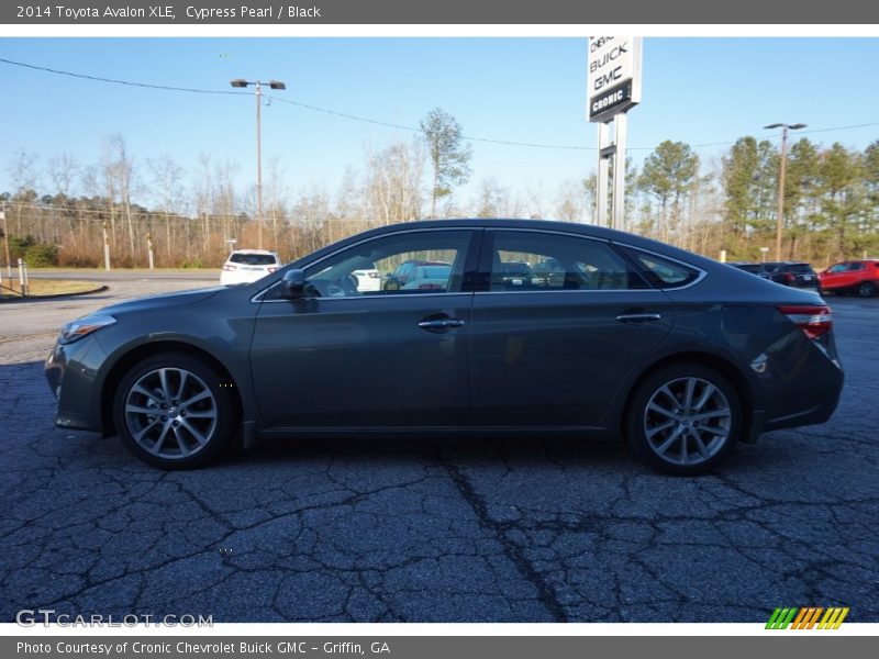 Cypress Pearl / Black 2014 Toyota Avalon XLE