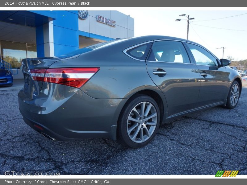 Cypress Pearl / Black 2014 Toyota Avalon XLE