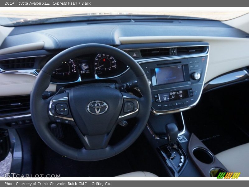 Cypress Pearl / Black 2014 Toyota Avalon XLE