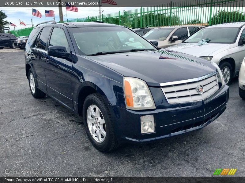 Blue Chip / Cashmere/Cocoa 2008 Cadillac SRX V6