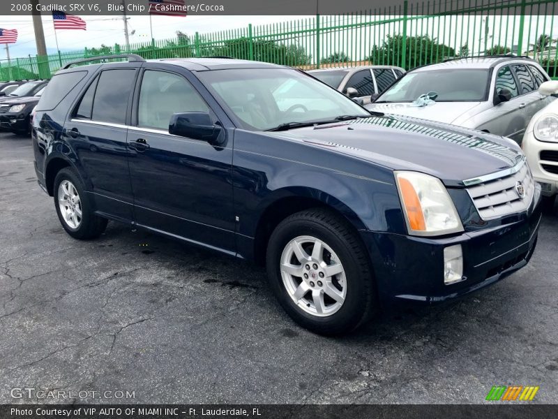 Blue Chip / Cashmere/Cocoa 2008 Cadillac SRX V6