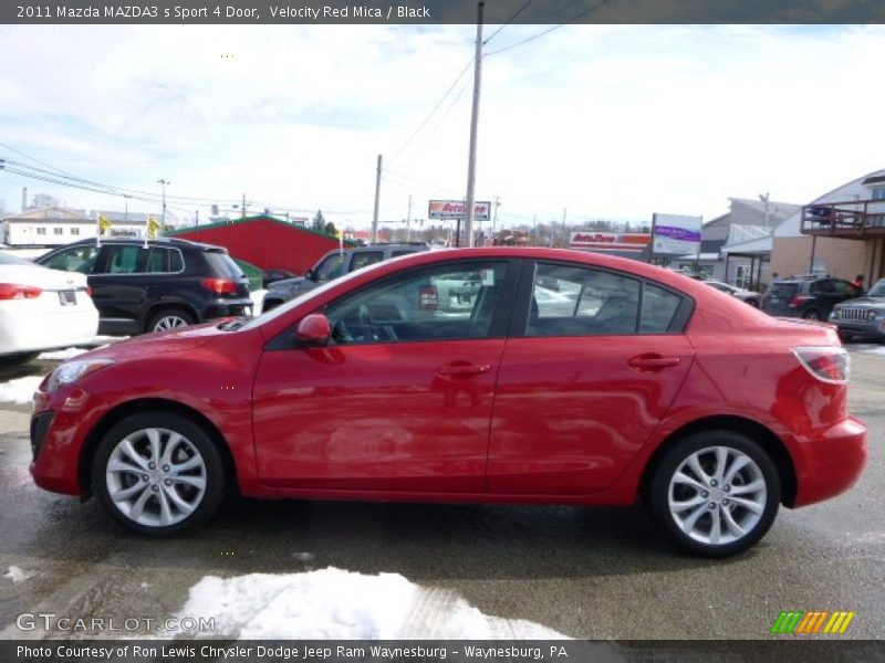 Velocity Red Mica / Black 2011 Mazda MAZDA3 s Sport 4 Door