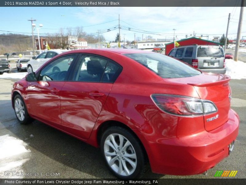 Velocity Red Mica / Black 2011 Mazda MAZDA3 s Sport 4 Door