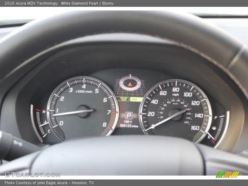 White Diamond Pearl / Ebony 2016 Acura MDX Technology