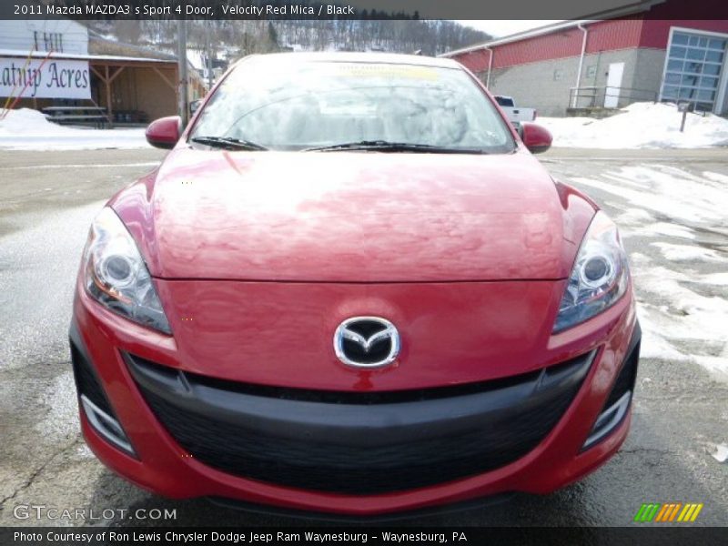 Velocity Red Mica / Black 2011 Mazda MAZDA3 s Sport 4 Door