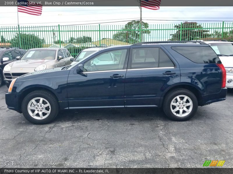 Blue Chip / Cashmere/Cocoa 2008 Cadillac SRX V6