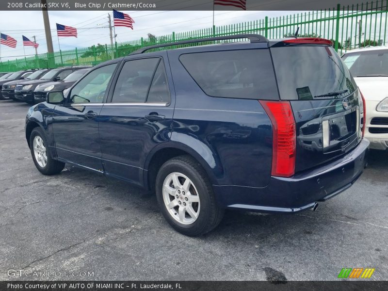 Blue Chip / Cashmere/Cocoa 2008 Cadillac SRX V6