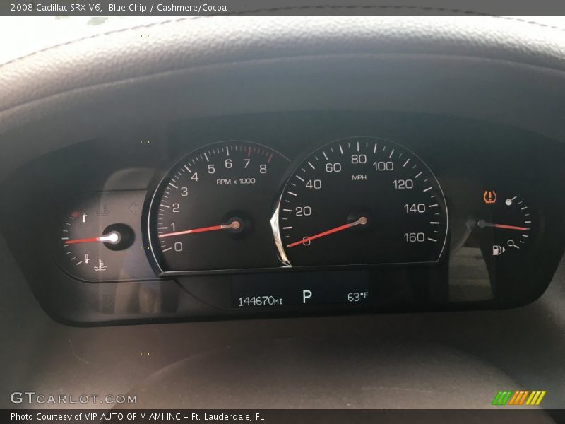 Blue Chip / Cashmere/Cocoa 2008 Cadillac SRX V6