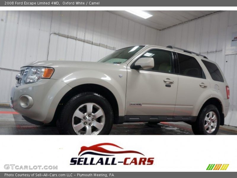 Oxford White / Camel 2008 Ford Escape Limited 4WD