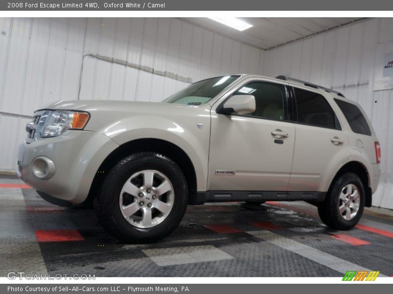 Oxford White / Camel 2008 Ford Escape Limited 4WD