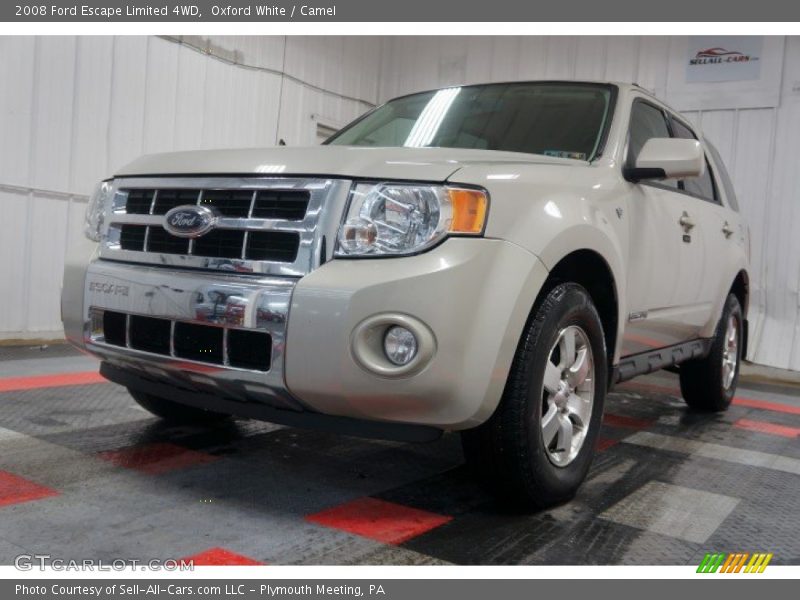 Oxford White / Camel 2008 Ford Escape Limited 4WD