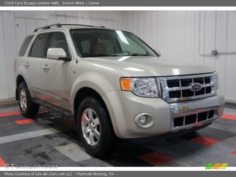 Oxford White / Camel 2008 Ford Escape Limited 4WD