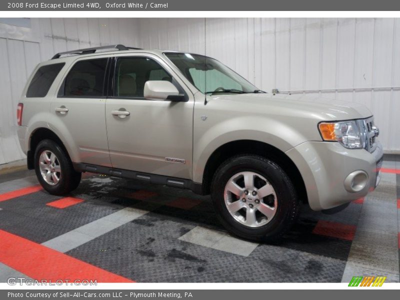 Oxford White / Camel 2008 Ford Escape Limited 4WD