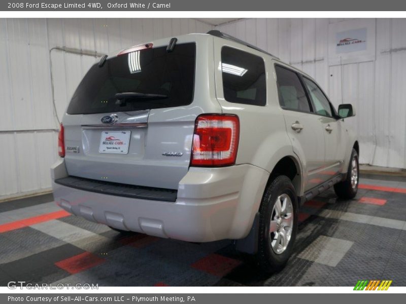 Oxford White / Camel 2008 Ford Escape Limited 4WD
