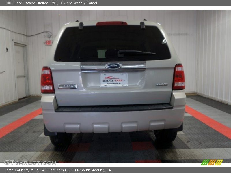 Oxford White / Camel 2008 Ford Escape Limited 4WD