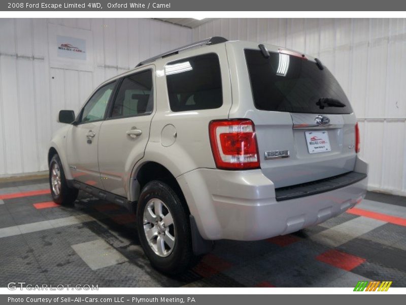 Oxford White / Camel 2008 Ford Escape Limited 4WD