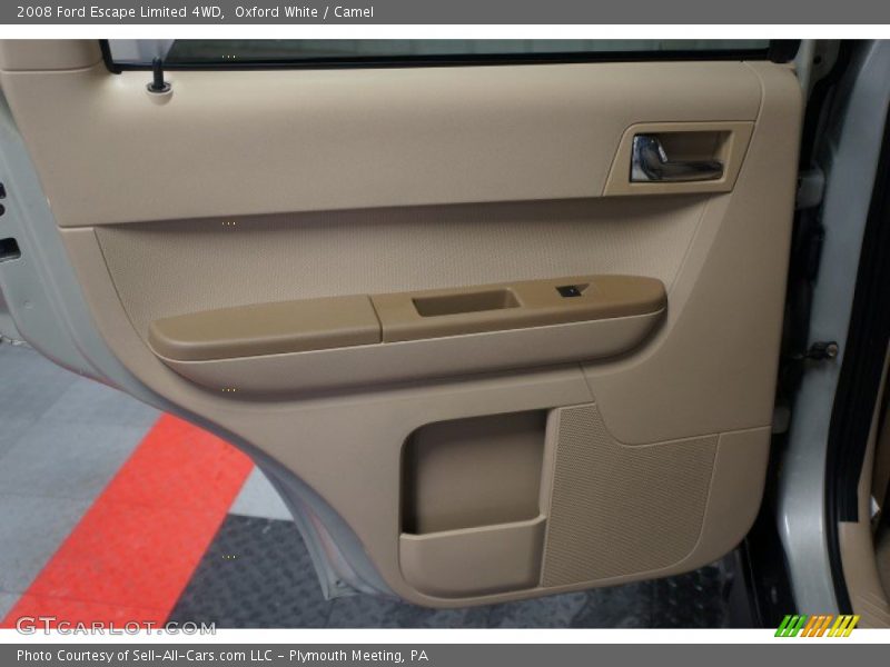 Oxford White / Camel 2008 Ford Escape Limited 4WD