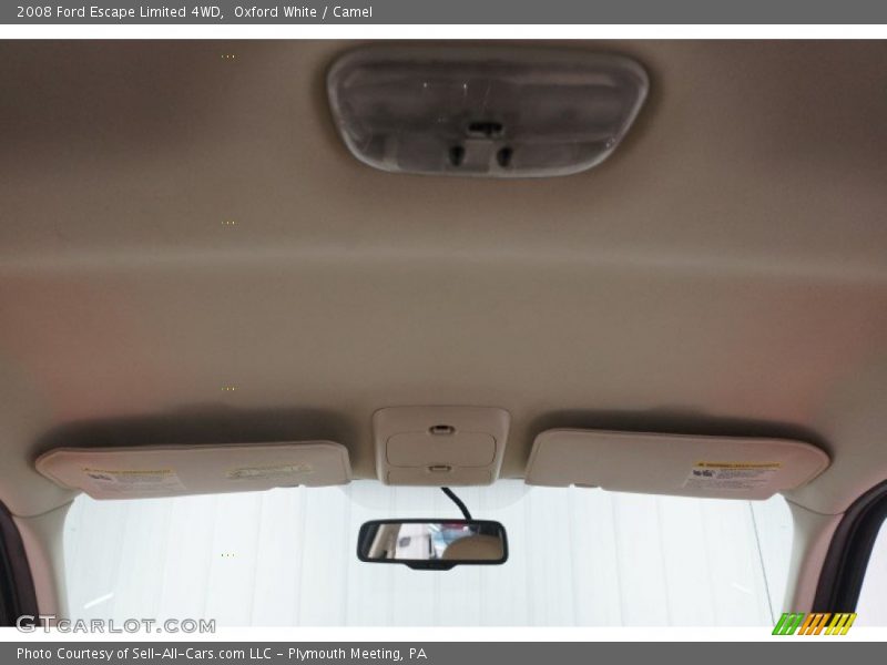 Oxford White / Camel 2008 Ford Escape Limited 4WD